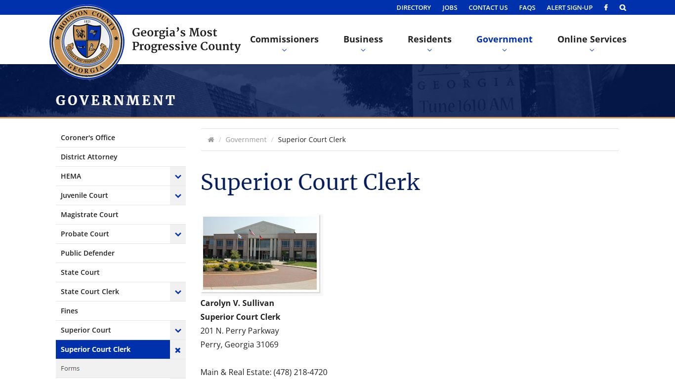 Superior Court Clerk - Houston County